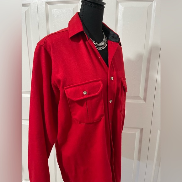 Vintage black duck button up shirt size medium - Picture 5 of 8